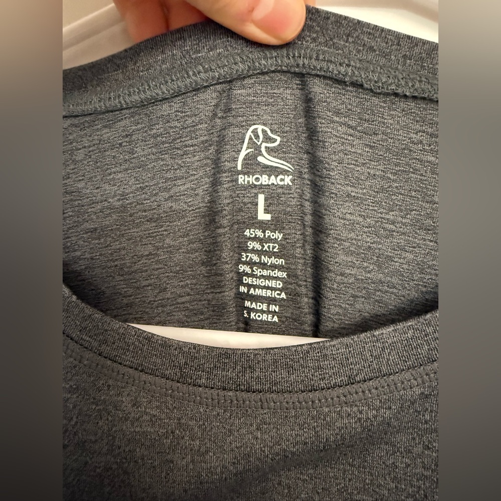 Rhoback Men’s Blitz Tech Short sleeve Tee L - Picture 2 of 3
